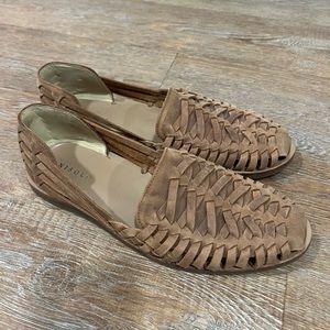 Nisolo Men’s Huarache Sandal (Tobacco, 9.5)